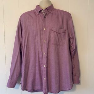 32 Bar Blues Purple Cotton Shirt size L